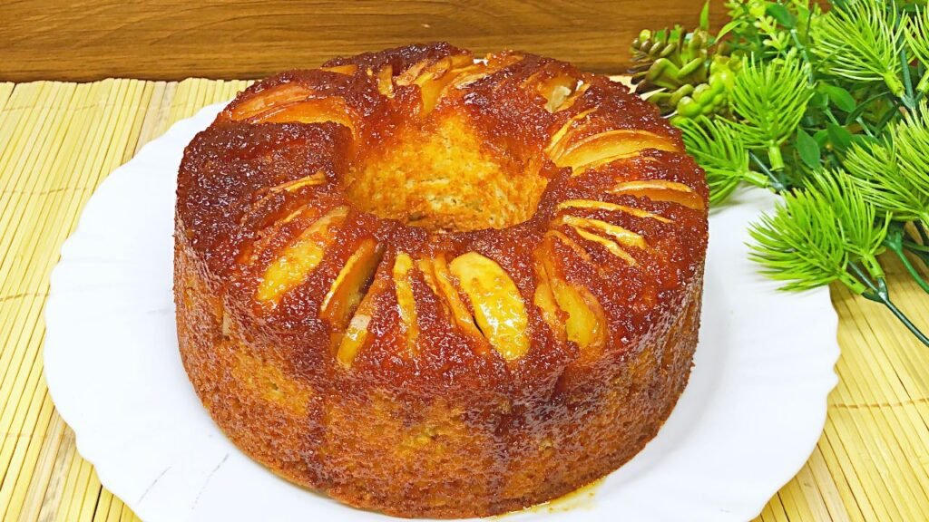 Bolo de Banana Caramelada